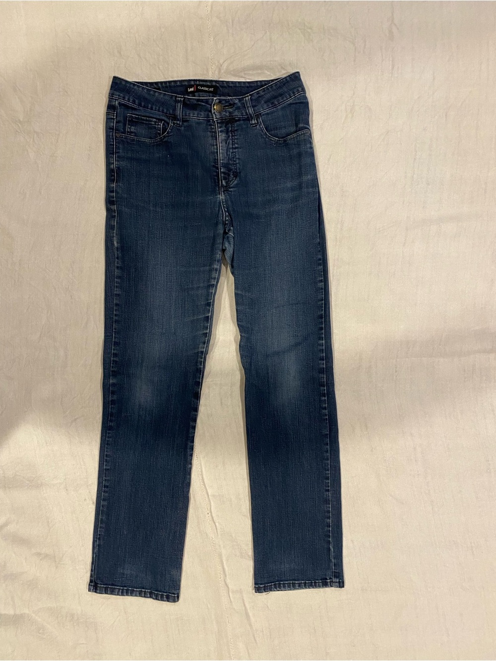 Lee Women's Dark Blue Straight-Leg Jeans